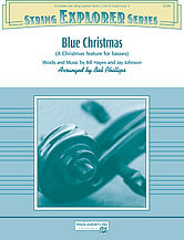 Blue Christmas Orchestra sheet music cover Thumbnail